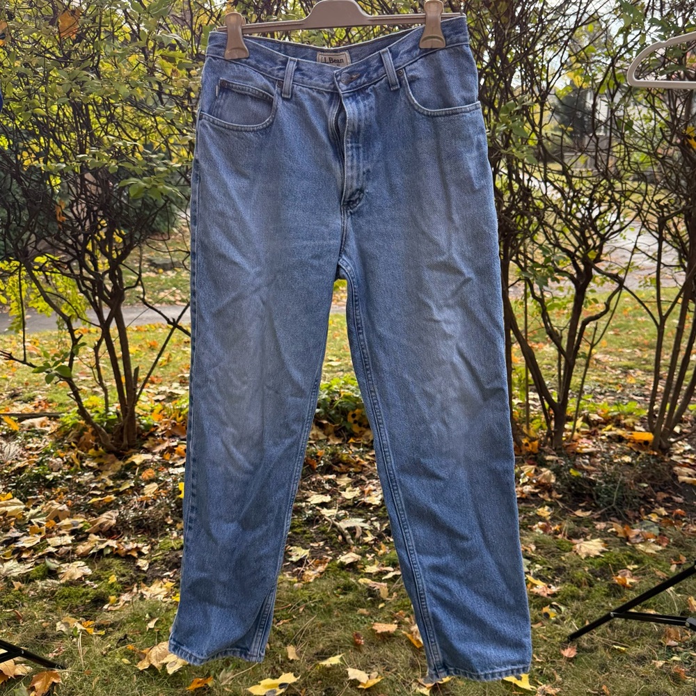 L.L. Bean Men's Straight Blue Jeans